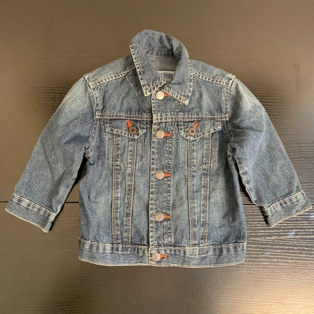 Genuine Kids From‎ Oshkosh Denim Jacket Snap Front Baby 18 Months